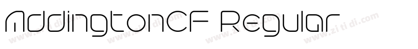 AddingtonCF Regular字体转换